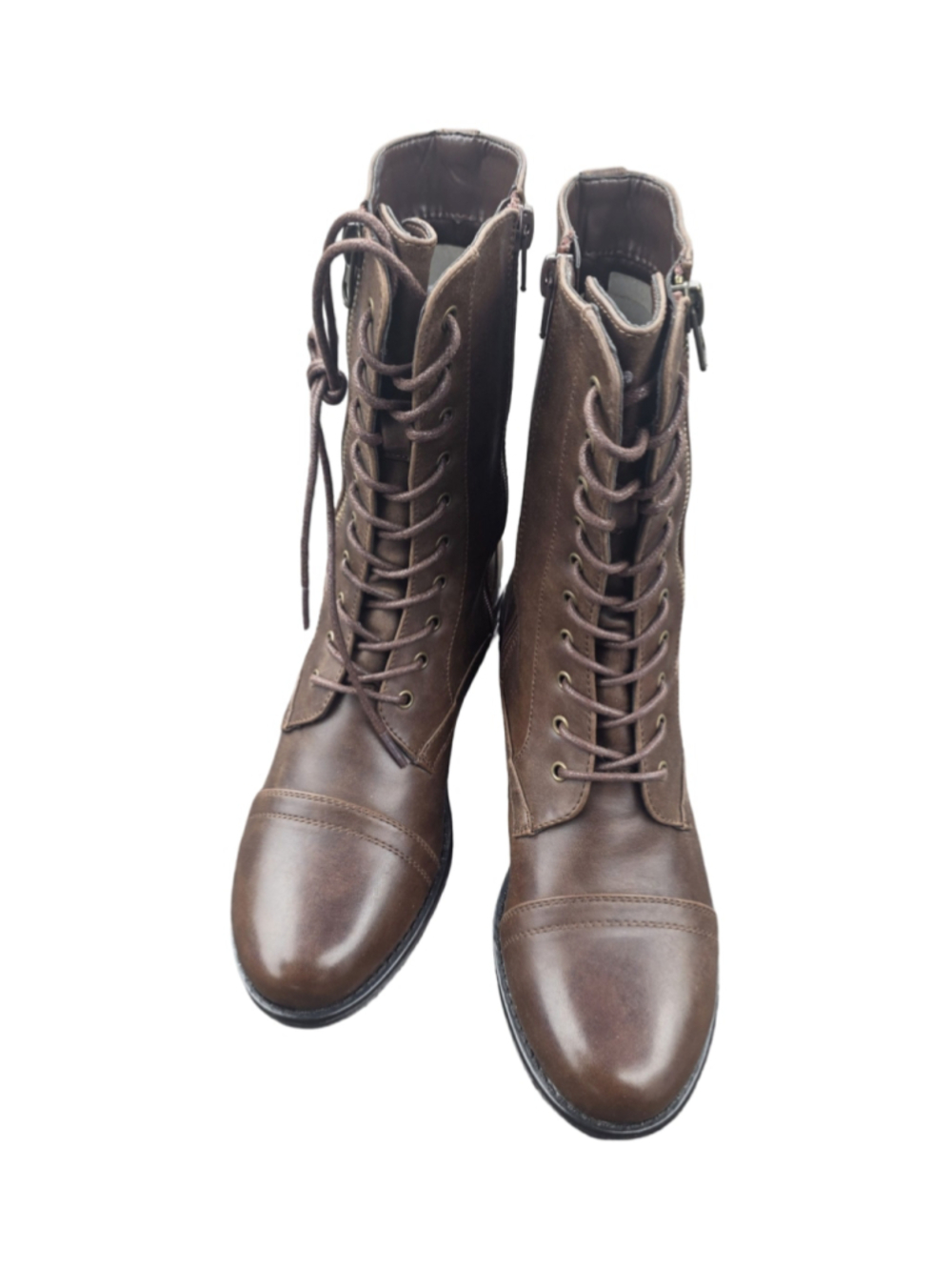 Women's Unbranded Brown Combat Boots Size 7.5